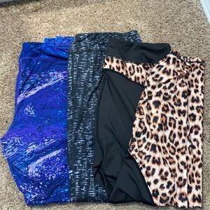 Lot of 3 Active Wear Leggings